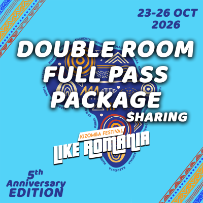 LIKE Romania 2026 -  Double Room Share with Full Pass